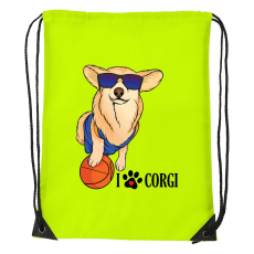 ZSONA DEKOR Corgi - Sport táska sárga
