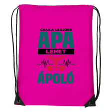 ZSONA DEKOR Csak a legjobb apa lehet ápoló - Sport táska magenta kézitáska és bőrönd