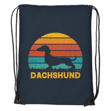 ZSONA DEKOR Dachshund02 - Sport táska navy kék kézitáska és bőrönd