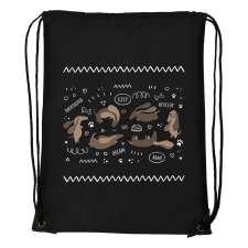 ZSONA DEKOR Dachshund - Sport táska fekete kézitáska és bőrönd