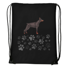 ZSONA DEKOR Dobermann - Sport táska fekete v1