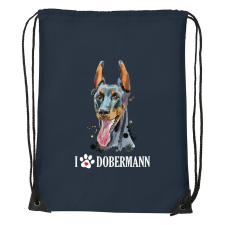 ZSONA DEKOR Dobermann - Sport táska navy kék kézitáska és bőrönd