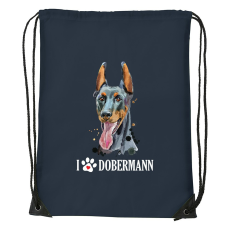 ZSONA DEKOR Dobermann - Sport táska navy kék v2