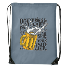 ZSONA DEKOR Dont drink and drive - Sport táska szürke kézitáska és bőrönd