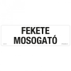 ZSONA DEKOR Fekete mosogató Műanyag tábla 250x80 mm
