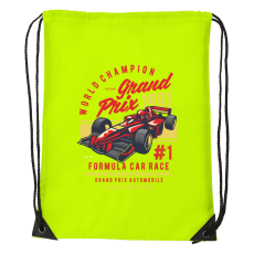 ZSONA DEKOR Formula Car Race - Sport táska sárga