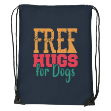 ZSONA DEKOR Free hugs for dog - Sport táska navy kék kézitáska és bőrönd