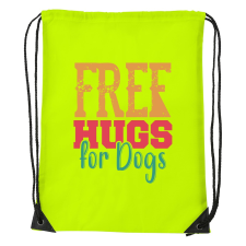 ZSONA DEKOR Free hugs for dog - Sport táska sárga kézitáska és bőrönd