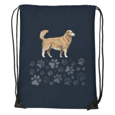 ZSONA DEKOR Golden retriver - Sport táska navy kék kézitáska és bőrönd