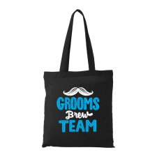 ZSONA DEKOR Grooms brew team - Bevásárló táska fekete kézitáska és bőrönd