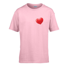 ZSONA DEKOR Gyerek póló Ovis jelel Szív mintával Rózsaszín 110 méret gyerek póló