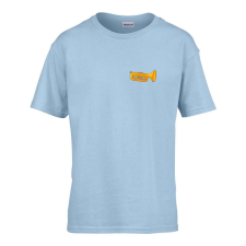 ZSONA DEKOR Gyerek póló Ovis jelel Trombita mintával Világos kék 110 méret gyerek póló