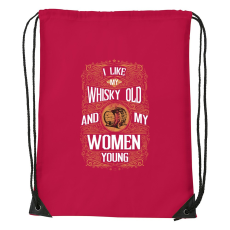 ZSONA DEKOR I like my whisky - Sport táska piros
