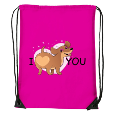 ZSONA DEKOR I love you - Sport táska magenta v1603 kézitáska és bőrönd
