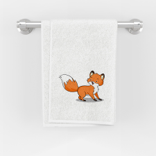 ZSONA DEKOR Kéztörlő 35x70 cm méretben Ovis jellel Róka mintával lakástextília