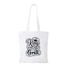 ZSONA DEKOR King of the grill - Bevásárló táska fehér kézitáska és bőrönd