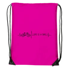 ZSONA DEKOR Life is a bike - Sport táska magenta