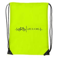 ZSONA DEKOR Life is a bike - Sport táska sárga kézitáska és bőrönd