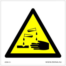 ZSONA DEKOR Maró anyag Öntapadós matrica 100x100 mm információs címke