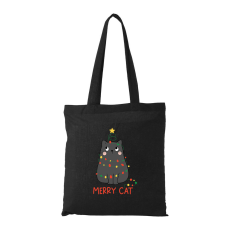 ZSONA DEKOR Merry Cat - Bevásárló táska fekete