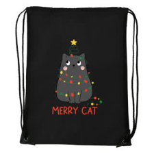 ZSONA DEKOR Merry Cat - Sport táska fekete kézitáska és bőrönd