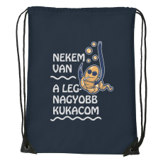ZSONA DEKOR Nekem van a legnagyobb kukacom - Sport táska navy kék