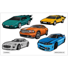 ZSONA DEKOR Öntapadós jármű matrica csomag V6 matrica