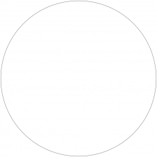 ZSONA DEKOR Öntapadós kör matrica Fehér ajándéktárgy