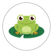 ZSONA DEKOR Öntapadós Ovis jel csomag Béka mintával ajándéktárgy