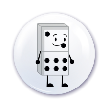 ZSONA DEKOR Ovis jel szekrényre Dominó mintával ajándéktárgy