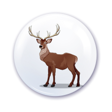 ZSONA DEKOR Ovis jel szekrényre Szarvas mintával ajándéktárgy