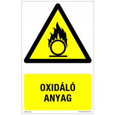 ZSONA DEKOR Oxidáló anyag Alumínium tábla 100x160 mm információs címke