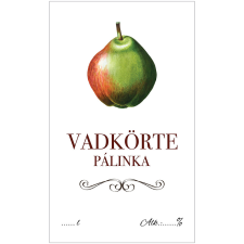 ZSONA DEKOR Pálinkás cimke ECO Vadkörte 5 db/csomag dekorációs kellék