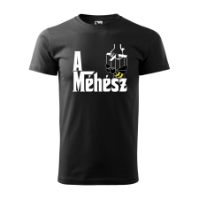 ZSONA DEKOR Póló A méhész mintával - Fekete S méretben egyedi ajándék
