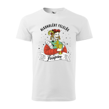 ZSONA DEKOR Póló Alkoholért felelős főispán mintával - Fehér S méretben egyedi ajándék