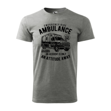 ZSONA DEKOR Póló Ambulance mintával - Szürke S méretben egyedi ajándék