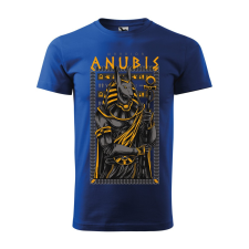 ZSONA DEKOR Póló Anubis mintával - Kék XL méretben egyedi ajándék