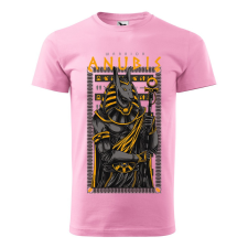 ZSONA DEKOR Póló Anubis mintával - Rózsaszín L méretben egyedi ajándék