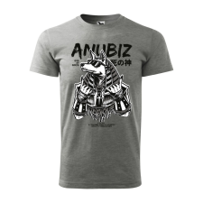 ZSONA DEKOR Póló Anubis mintával - Szürke XL méretben v1 egyedi ajándék