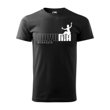 ZSONA DEKOR Póló Anyu ma bebaszik mintával - Fekete S méretben ajándéktárgy