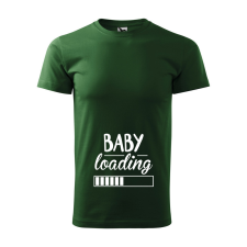 ZSONA DEKOR Póló Baby loading mintával - Zöld XXL méretben egyedi ajándék