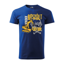 ZSONA DEKOR Póló Beszólt elástam! mintával - Kék XXL méretben egyedi ajándék