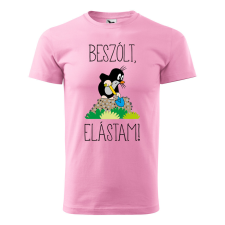 ZSONA DEKOR Póló Beszólt, elástam! mintával - Rózsaszín XXXL méretben egyedi ajándék