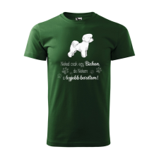 ZSONA DEKOR Póló Bichon mintával - Zöld XXXL méretben egyedi ajándék