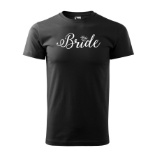 ZSONA DEKOR Póló Bride mintával - Fekete M méretben egyedi ajándék