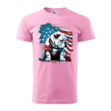 ZSONA DEKOR Póló Bulldog mintával - Rózsaszín S méretben ajándéktárgy