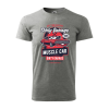 ZSONA DEKOR Póló Dirty Garage mintával - Szürke M méretben