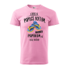 ZSONA DEKOR Póló Eddig is papucs voltam mintával - Rózsaszín XL méretben