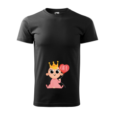 ZSONA DEKOR Póló Girl baby mintával - Fekete S méretben egyedi ajándék