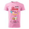 ZSONA DEKOR Póló Ha az én tesóm nem tudja megsütni mintával - Rózsaszín XXXL méretben